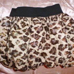 est.1989 place animal print girls skirt sz-M 7/8